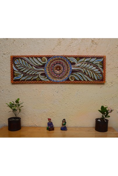 wooden painted wall panels